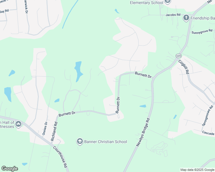map of restaurants, bars, coffee shops, grocery stores, and more near 5620 Burnett Drive in Chesterfield