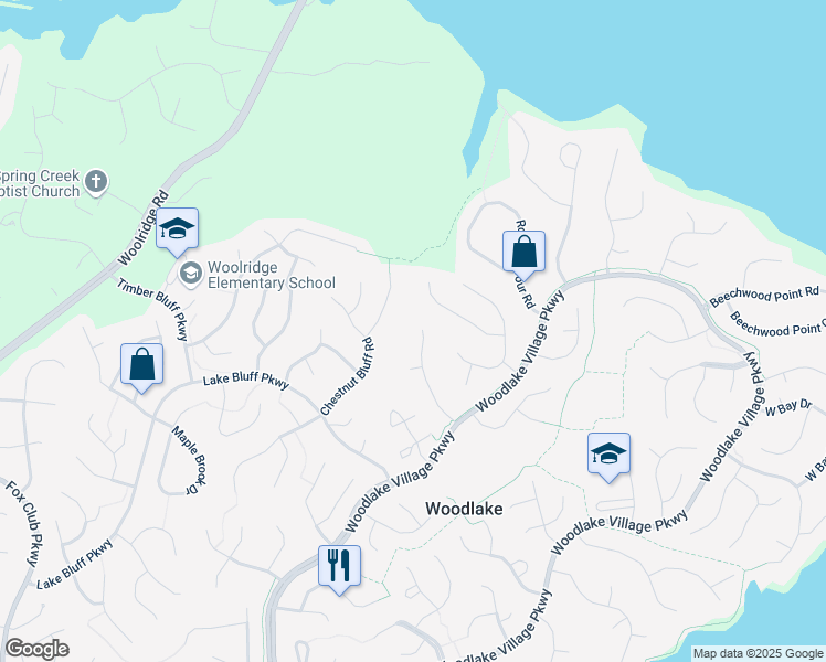 map of restaurants, bars, coffee shops, grocery stores, and more near 5506 Chatmoss Road in Midlothian