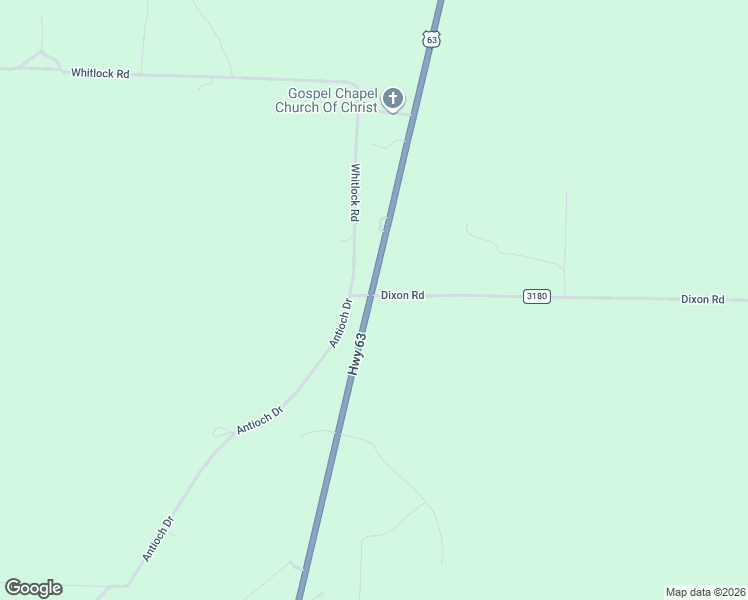 map of restaurants, bars, coffee shops, grocery stores, and more near 10331 US Highway 63 in Licking