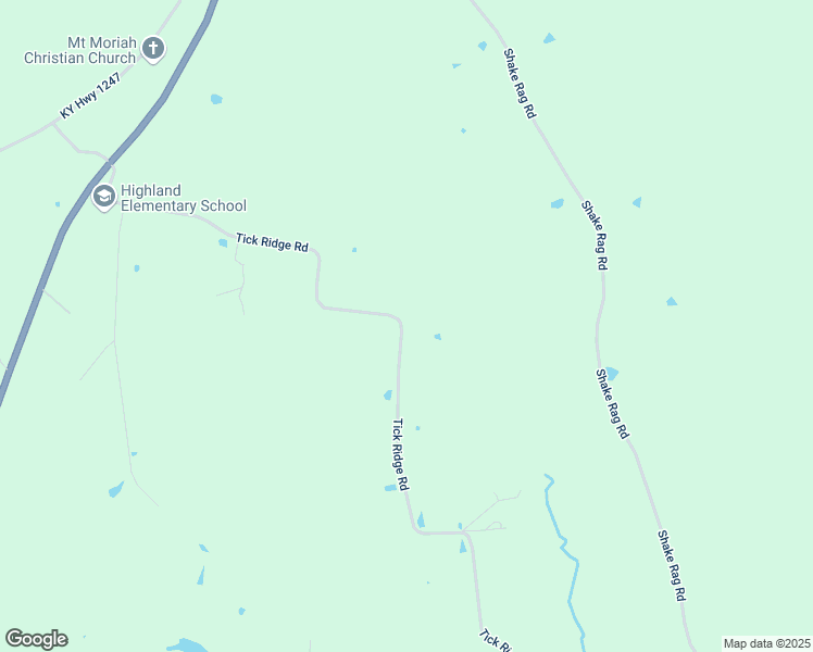 map of restaurants, bars, coffee shops, grocery stores, and more near 1430 Tick Ridge Road in Waynesburg