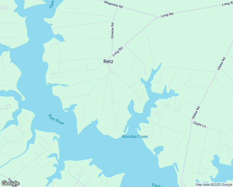 map of restaurants, bars, coffee shops, grocery stores, and more near 259 Thurston Road in Mathews