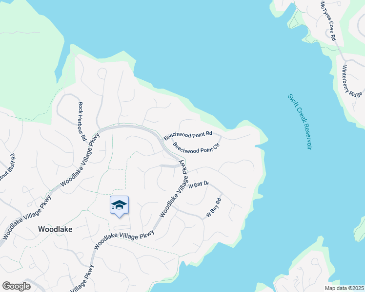 map of restaurants, bars, coffee shops, grocery stores, and more near 13908 Beechwood Point Circle in Midlothian