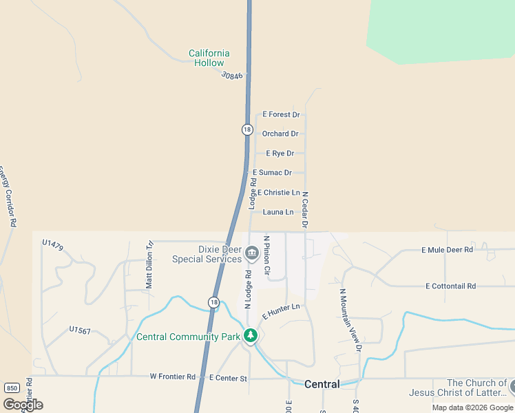 map of restaurants, bars, coffee shops, grocery stores, and more near 452 North Lodge Road in Central