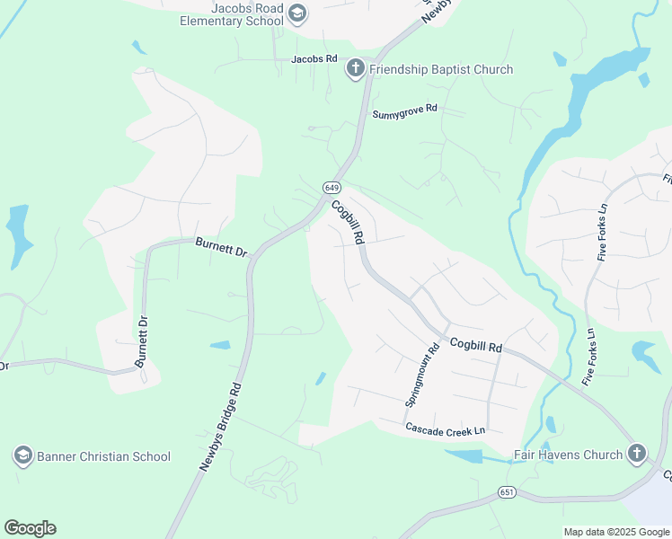 map of restaurants, bars, coffee shops, grocery stores, and more near 9712 Garden Ridge Trace in Chesterfield