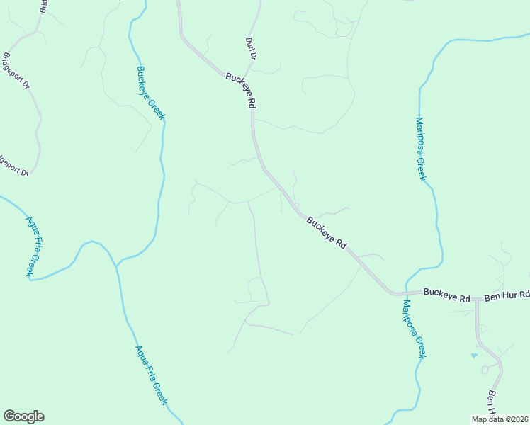 map of restaurants, bars, coffee shops, grocery stores, and more near 4036 Dawn Road in Mariposa