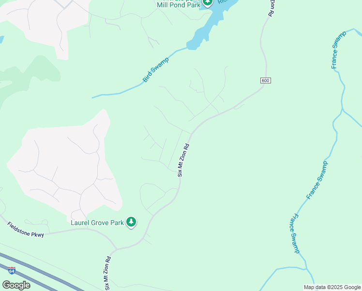 map of restaurants, bars, coffee shops, grocery stores, and more near 9501 Goddin Court in Toano