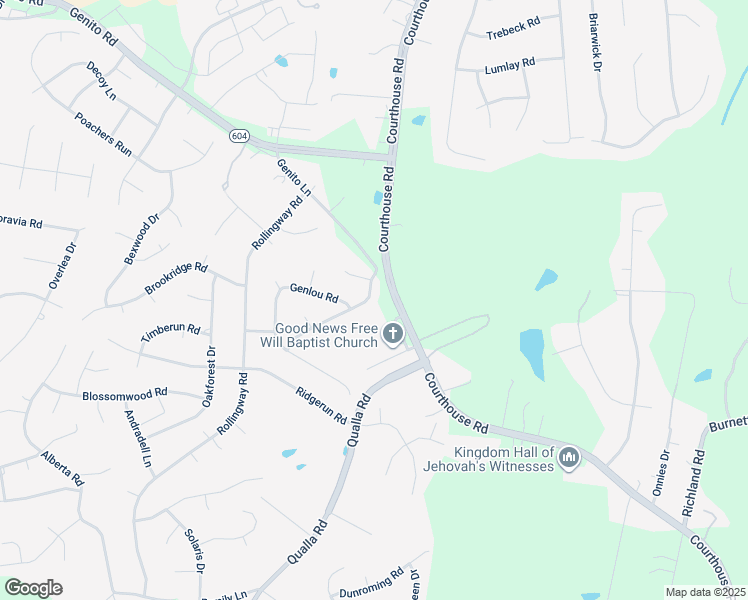 map of restaurants, bars, coffee shops, grocery stores, and more near 4921 Gention Road in Chesterfield