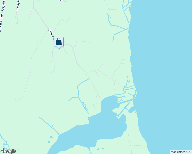 map of restaurants, bars, coffee shops, grocery stores, and more near 1022 Aarons Beach Road in Diggs
