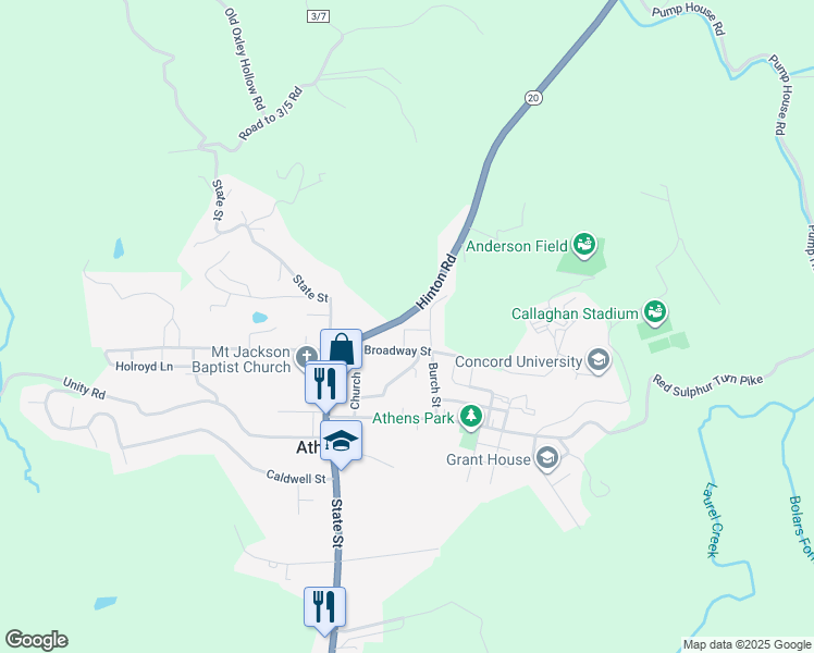 map of restaurants, bars, coffee shops, grocery stores, and more near 209 Burch Street in Princeton