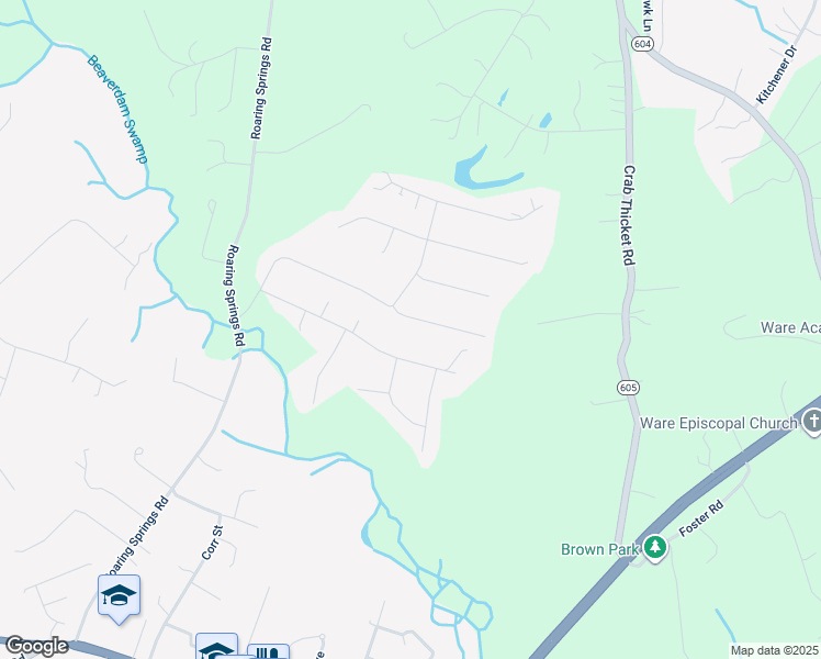 map of restaurants, bars, coffee shops, grocery stores, and more near 6726 Holly Springs Dr in Gloucester