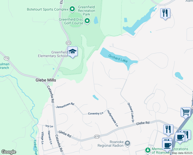 map of restaurants, bars, coffee shops, grocery stores, and more near 542 Hollymeade Lane in Daleville