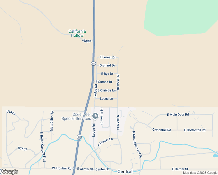map of restaurants, bars, coffee shops, grocery stores, and more near 187 East Christie Lane in Central