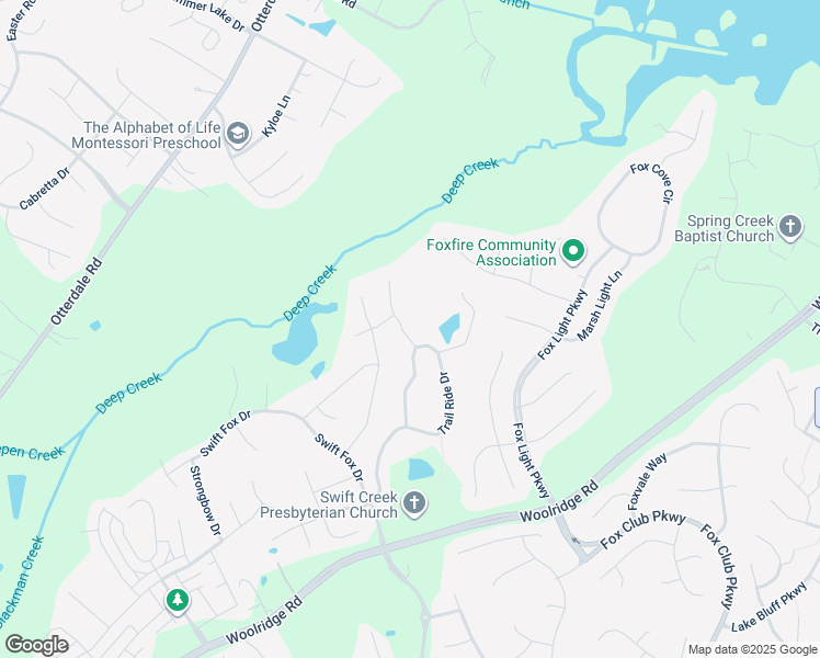 map of restaurants, bars, coffee shops, grocery stores, and more near 5437 Quarter Horse Lane in Moseley