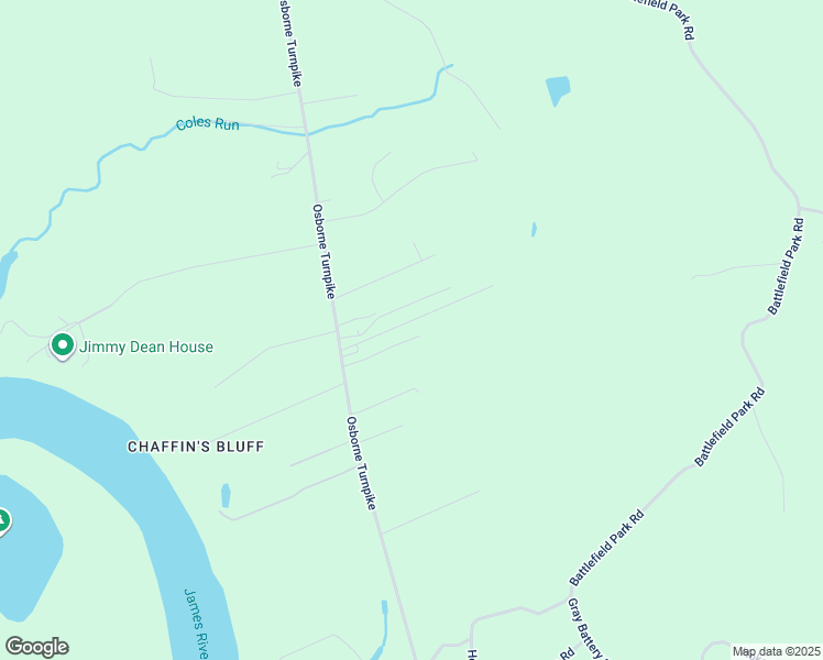 map of restaurants, bars, coffee shops, grocery stores, and more near 1601 Little Acre Lane in Richmond