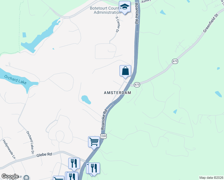 map of restaurants, bars, coffee shops, grocery stores, and more near 129 Amsterdam Road in Daleville