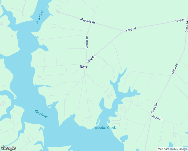 map of restaurants, bars, coffee shops, grocery stores, and more near 65 Thurston Road in Mathews