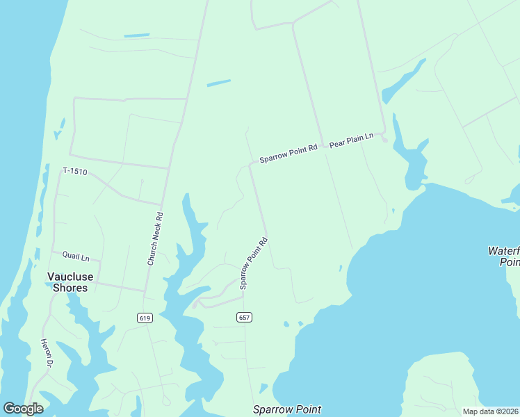 map of restaurants, bars, coffee shops, grocery stores, and more near 11331 Sparrow Point Road in Machipongo