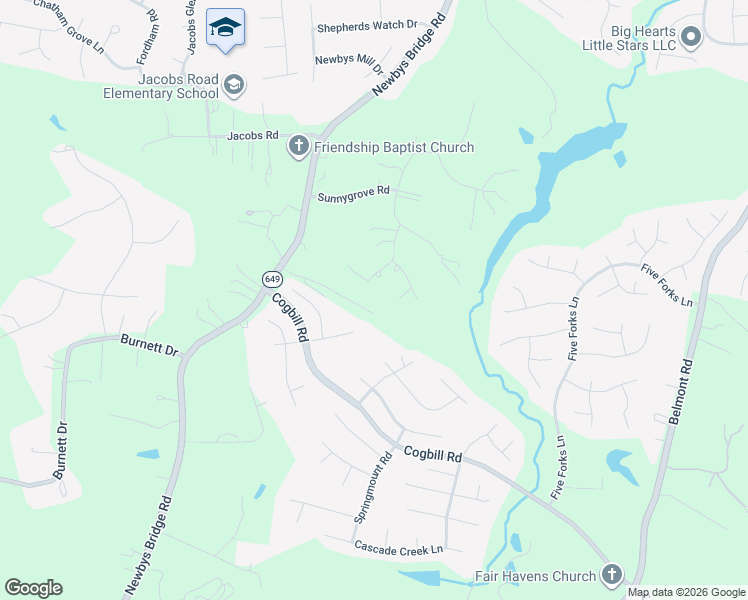 map of restaurants, bars, coffee shops, grocery stores, and more near 8513 Katy Reid Road in Chesterfield