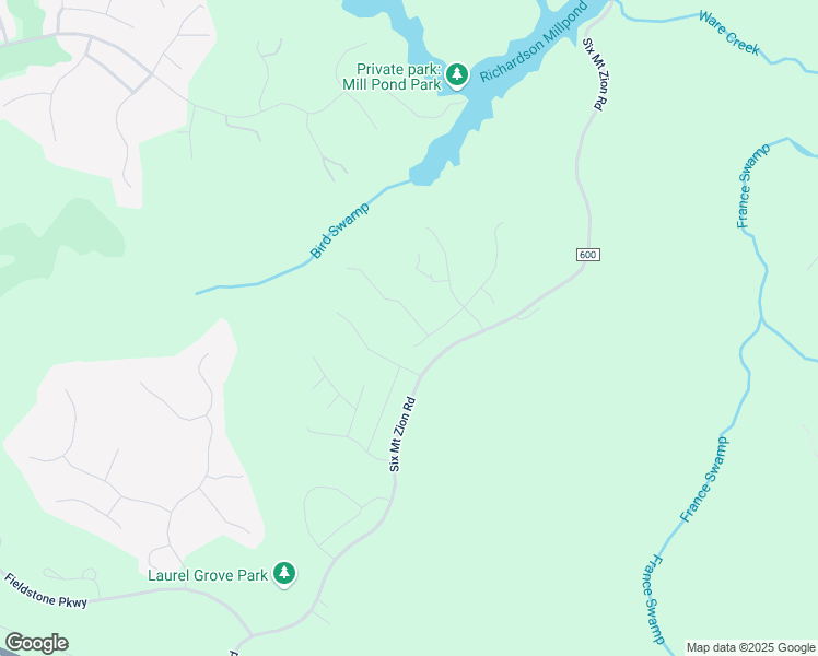map of restaurants, bars, coffee shops, grocery stores, and more near 9809 Coral Bells Court in Toano