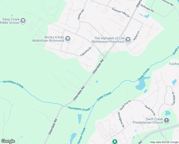 map of restaurants, bars, coffee shops, grocery stores, and more near 16707 Crestwycke Court in Moseley