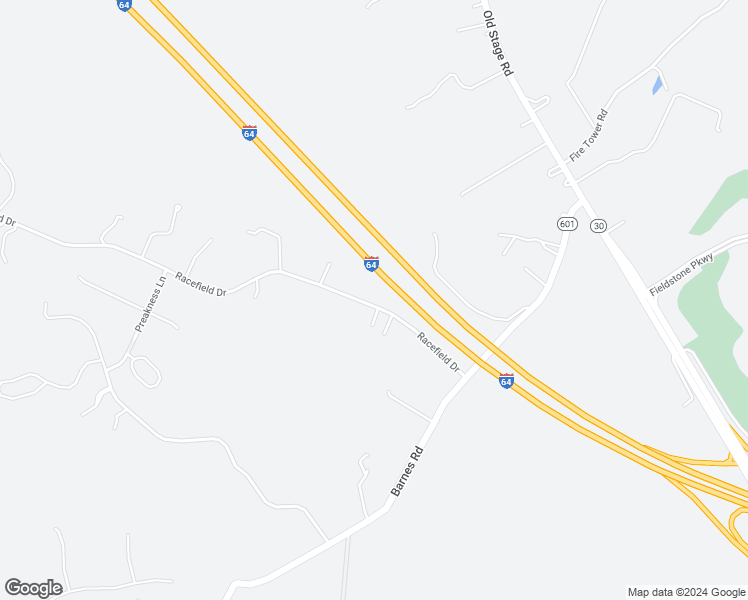 map of restaurants, bars, coffee shops, grocery stores, and more near 118 Racefield Drive in Toano