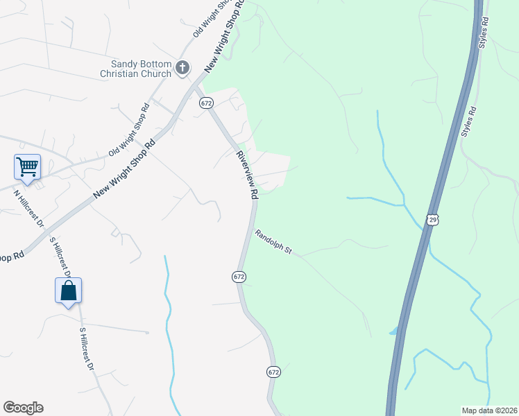 map of restaurants, bars, coffee shops, grocery stores, and more near 291 Riverview Road in Madison Heights