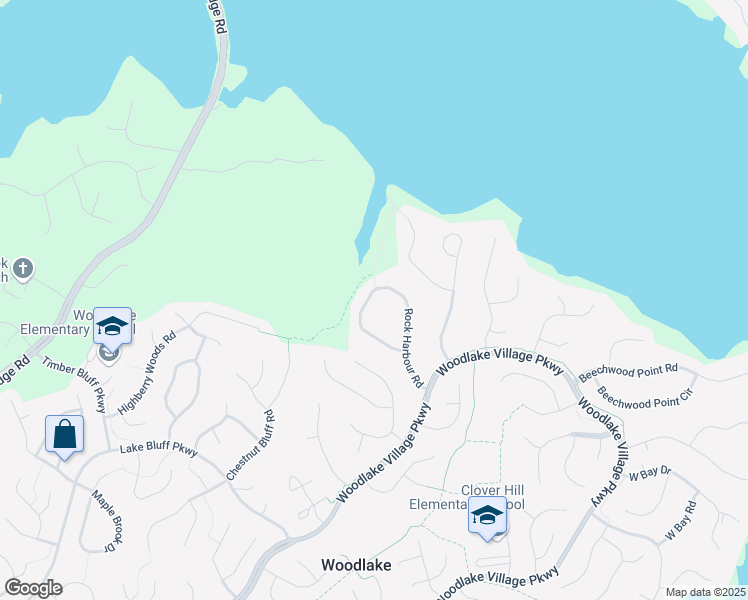 map of restaurants, bars, coffee shops, grocery stores, and more near 5204 Rock Harbour Road in Midlothian