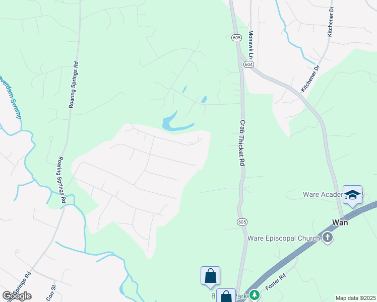 map of restaurants, bars, coffee shops, grocery stores, and more near 6806 Cedar Lake Drive in Gloucester