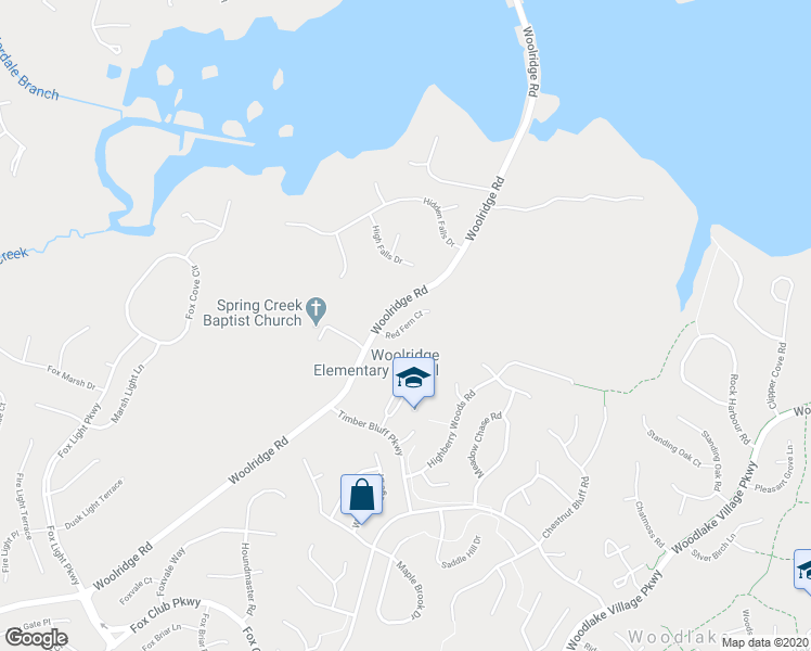 map of restaurants, bars, coffee shops, grocery stores, and more near 5049 Red Fern Court in Midlothian