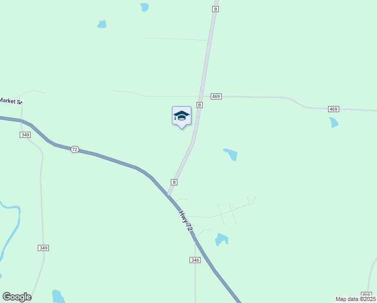 map of restaurants, bars, coffee shops, grocery stores, and more near State Highway B in Millersville