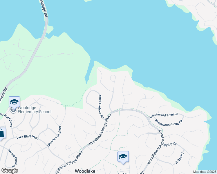 map of restaurants, bars, coffee shops, grocery stores, and more near 14404 Clipper Cove Court in Midlothian