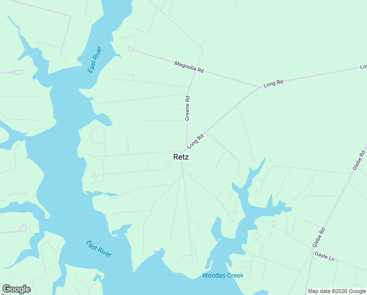 map of restaurants, bars, coffee shops, grocery stores, and more near Long Road in Mathews