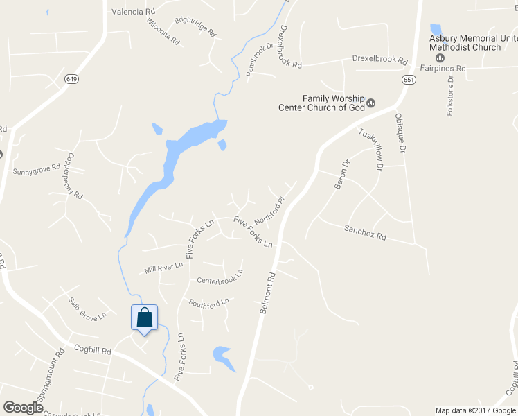 map of restaurants, bars, coffee shops, grocery stores, and more near 7601 Middlefield Court in Chesterfield