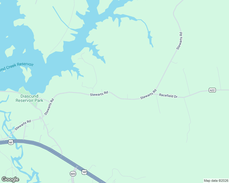 map of restaurants, bars, coffee shops, grocery stores, and more near 1106 Stewarts Road in Lanexa