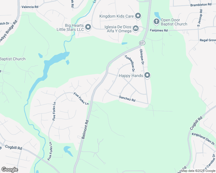 map of restaurants, bars, coffee shops, grocery stores, and more near 5916 Baron Drive in Chesterfield