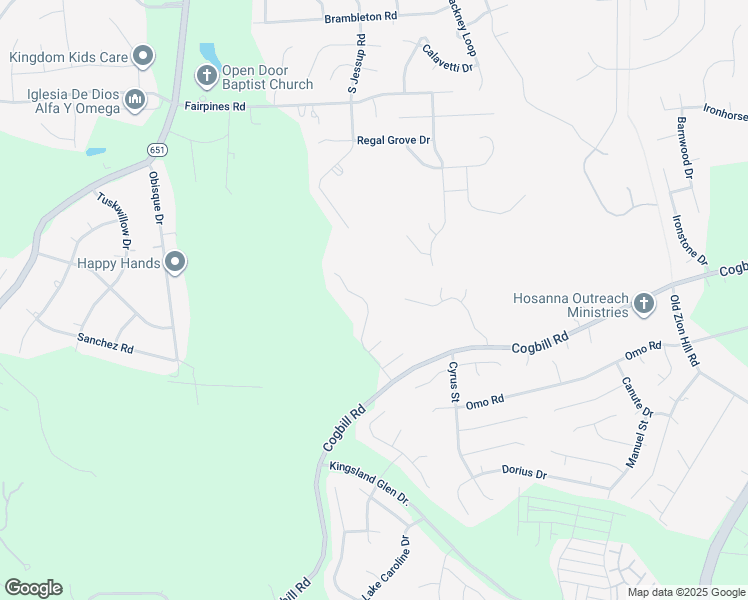 map of restaurants, bars, coffee shops, grocery stores, and more near 6007 Kings Crest Drive in Chesterfield