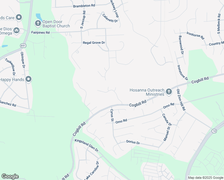 map of restaurants, bars, coffee shops, grocery stores, and more near 6230 Regal Crest Drive in Chesterfield