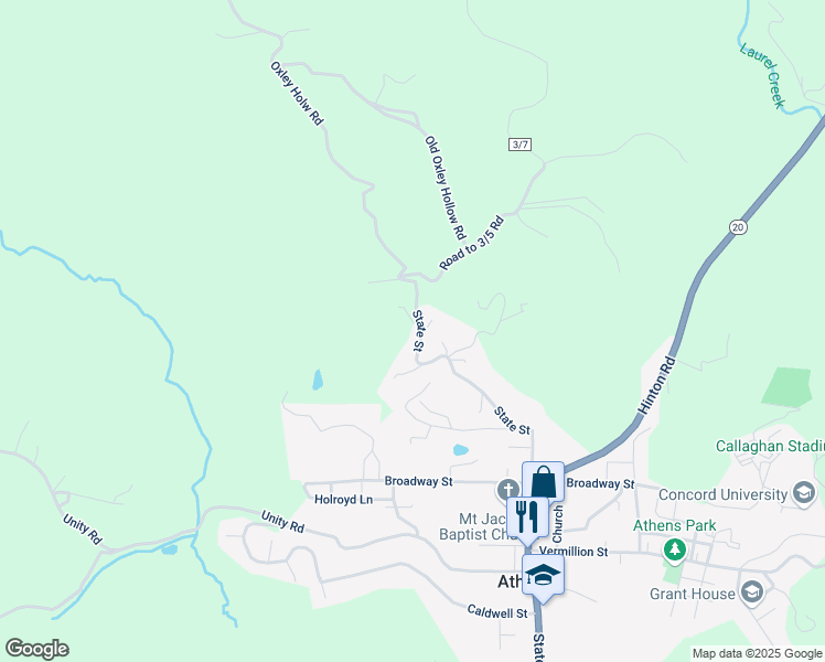 map of restaurants, bars, coffee shops, grocery stores, and more near 501 North State Street in Princeton