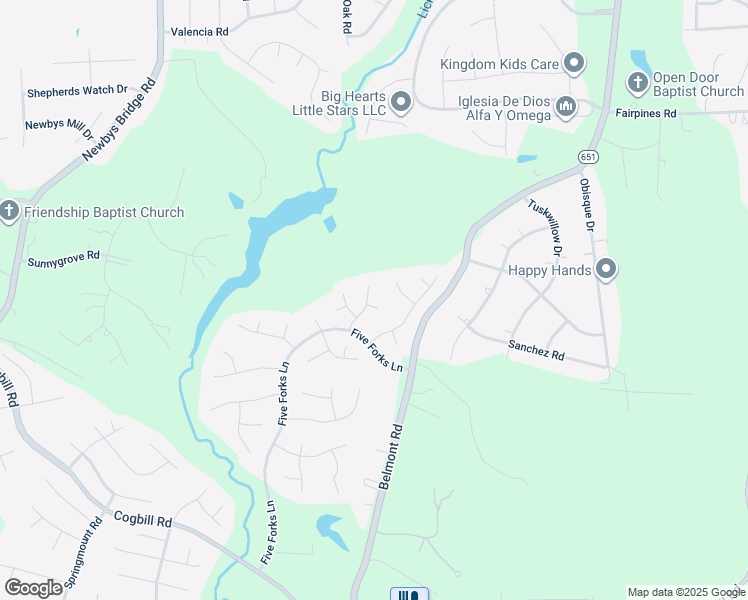map of restaurants, bars, coffee shops, grocery stores, and more near 7604 Middlefield Court in Chesterfield