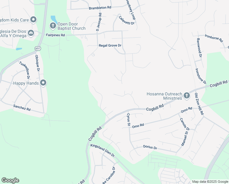 map of restaurants, bars, coffee shops, grocery stores, and more near 6013 Regal Crest Drive in Chesterfield