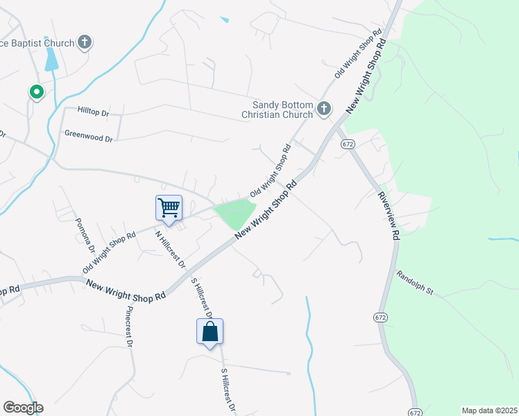 map of restaurants, bars, coffee shops, grocery stores, and more near 401 Old Wright Shop Road in Madison Heights