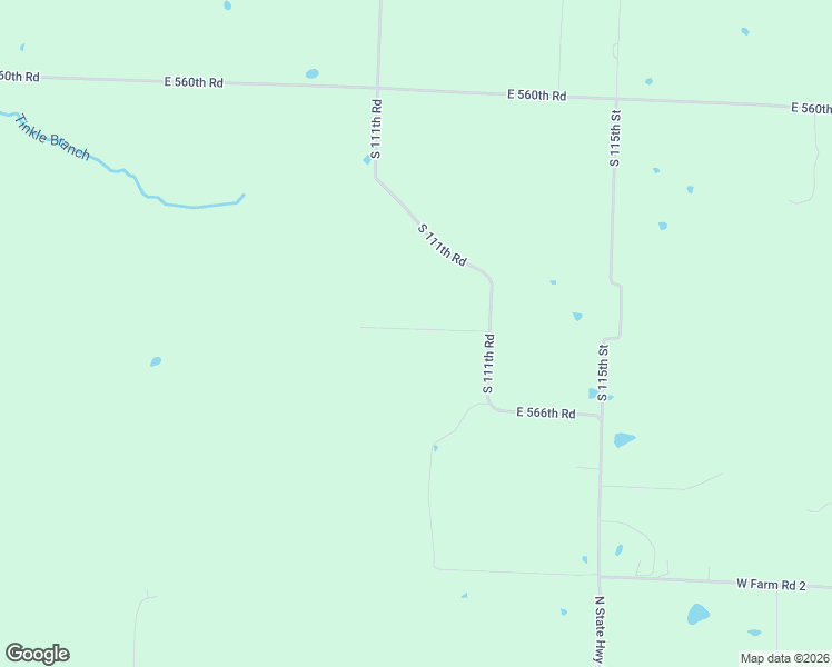 map of restaurants, bars, coffee shops, grocery stores, and more near 1116 East 565th Road in Willard