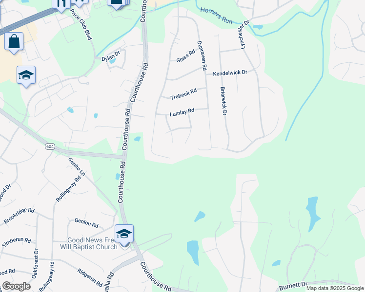 map of restaurants, bars, coffee shops, grocery stores, and more near 4430 Sharonridge Drive in Richmond