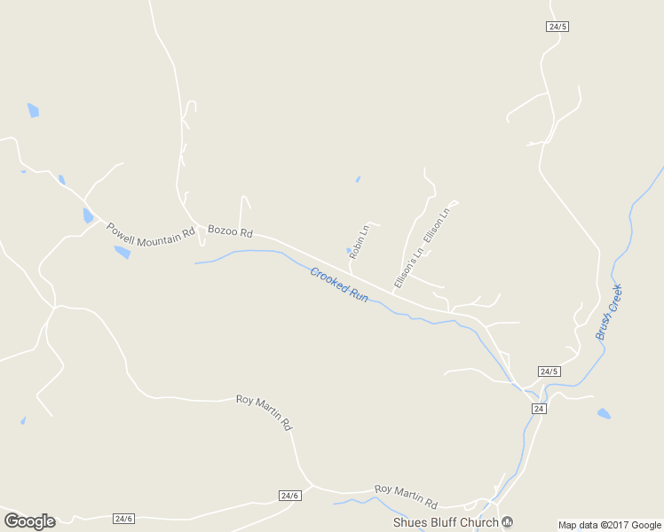 map of restaurants, bars, coffee shops, grocery stores, and more near Bozoo Road in Peterstown