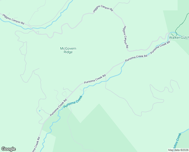 map of restaurants, bars, coffee shops, grocery stores, and more near 2570 Purisima Creek Road in Half Moon Bay