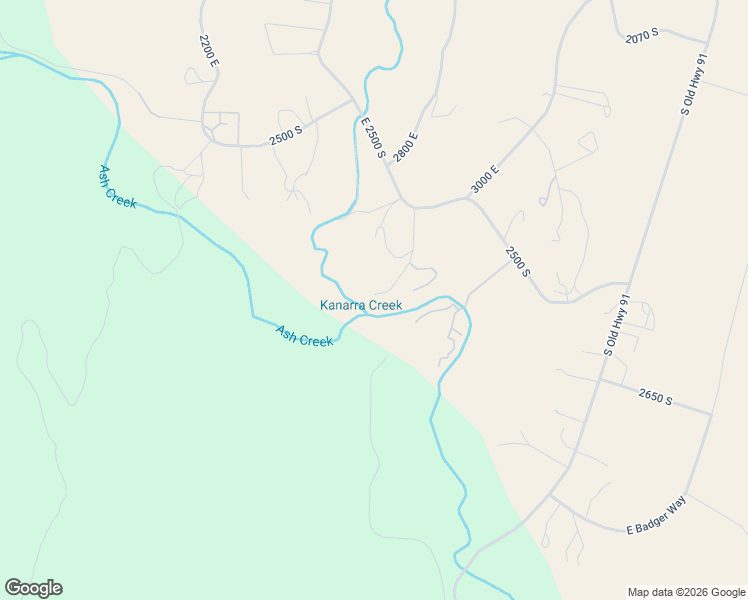 map of restaurants, bars, coffee shops, grocery stores, and more near South 2900 East in Washington County