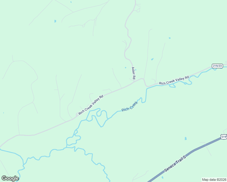 map of restaurants, bars, coffee shops, grocery stores, and more near 4093 Rich Creek Valley Road in Peterstown