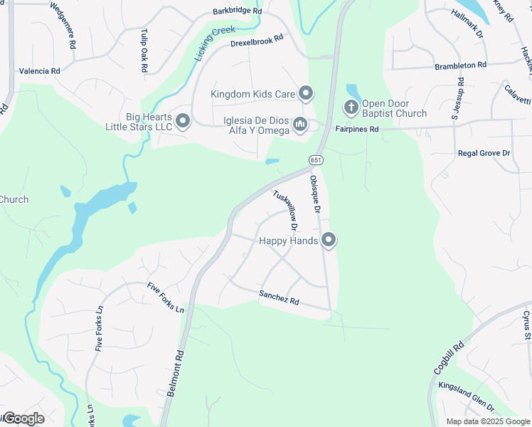 map of restaurants, bars, coffee shops, grocery stores, and more near 5728 Baron Drive in Chesterfield