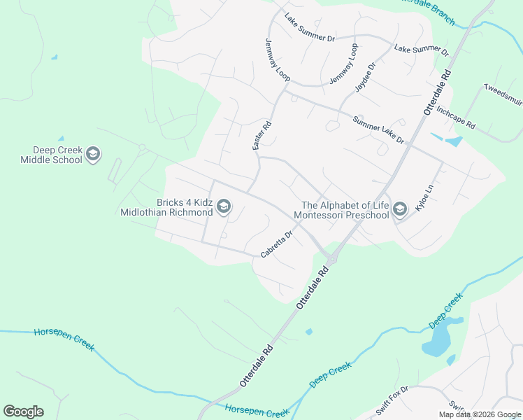 map of restaurants, bars, coffee shops, grocery stores, and more near 4907 Winding Branch Road in Moseley