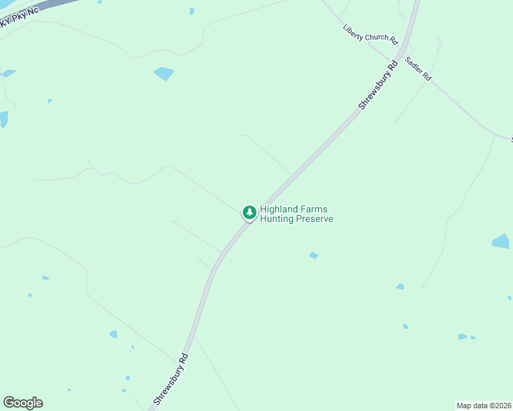 map of restaurants, bars, coffee shops, grocery stores, and more near Shrewsbury Rd in Leitchfield